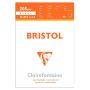 Blok techniczny Clairefontaine Biały Bristol A4/20/205g - 2